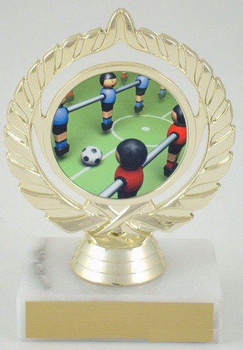 Foosball Logo Trophy - Schoppy's Since 1921