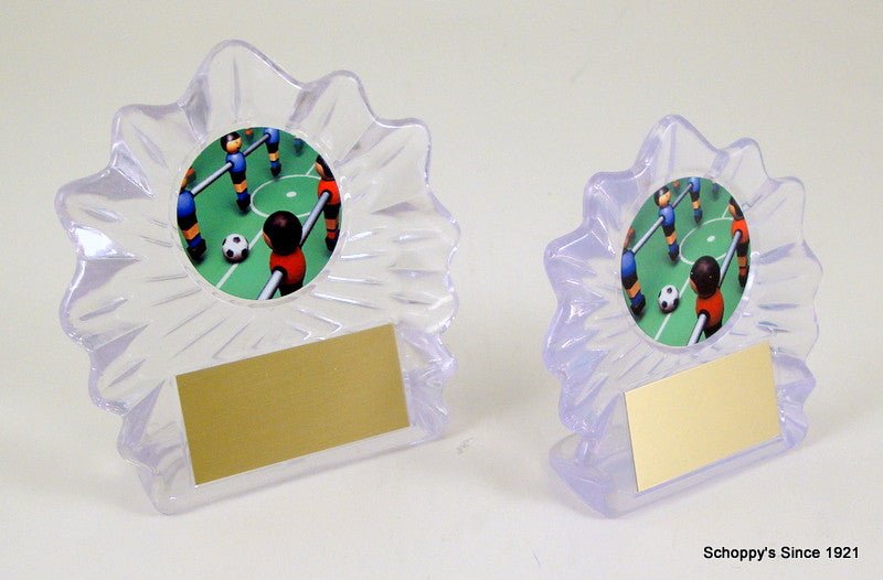 Foosball Shell Acrylic Award - Schoppy's Since 1921