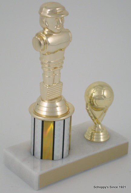 Foosball Trophy with Soccer Ball - Schoppy's Since 1921