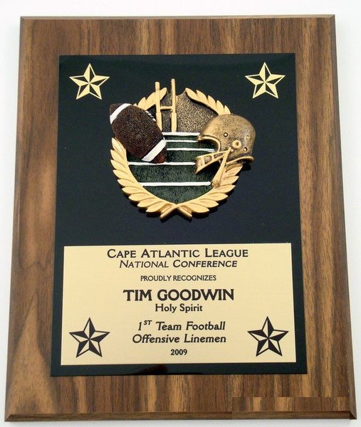 Football Plaque 8 x 10 - Schoppy's Since 1921