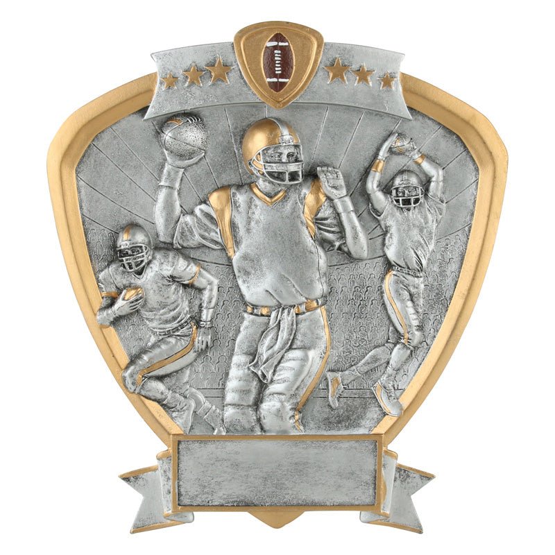 Football Resin Shield - Schoppy's Since 1921