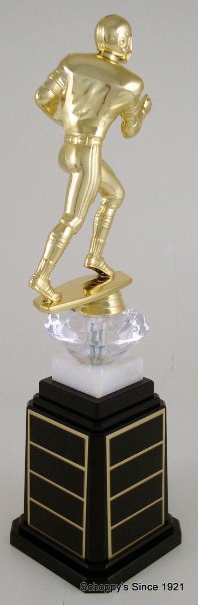 Football Runner Figure Tower Base Trophy - Schoppy's Since 1921