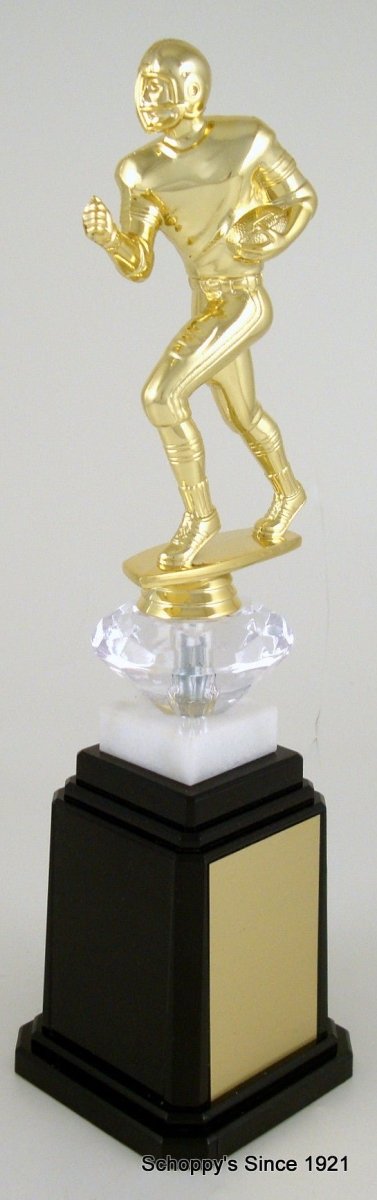 Football Runner Figure Tower Base Trophy - Schoppy's Since 1921