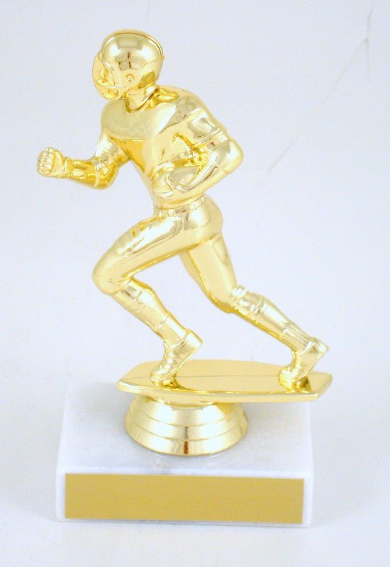 Football Runner Trophy on Marble Base-Trophies-Schoppy's Since 1921