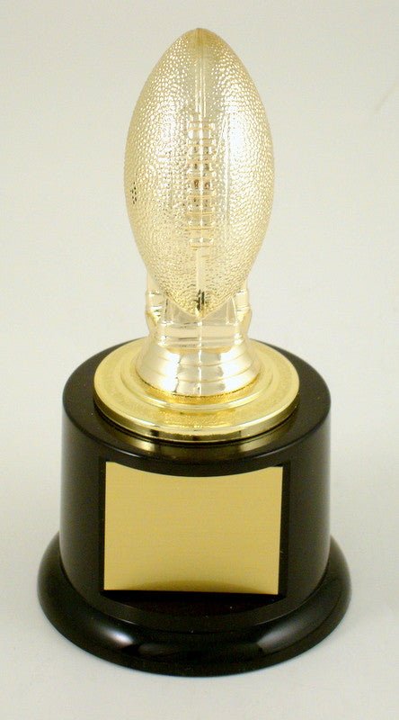 Football Trophy on Black Round Base - Schoppy's Since 1921