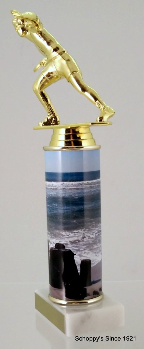 Frisbee Custom Column Trophy - Schoppy's Since 1921