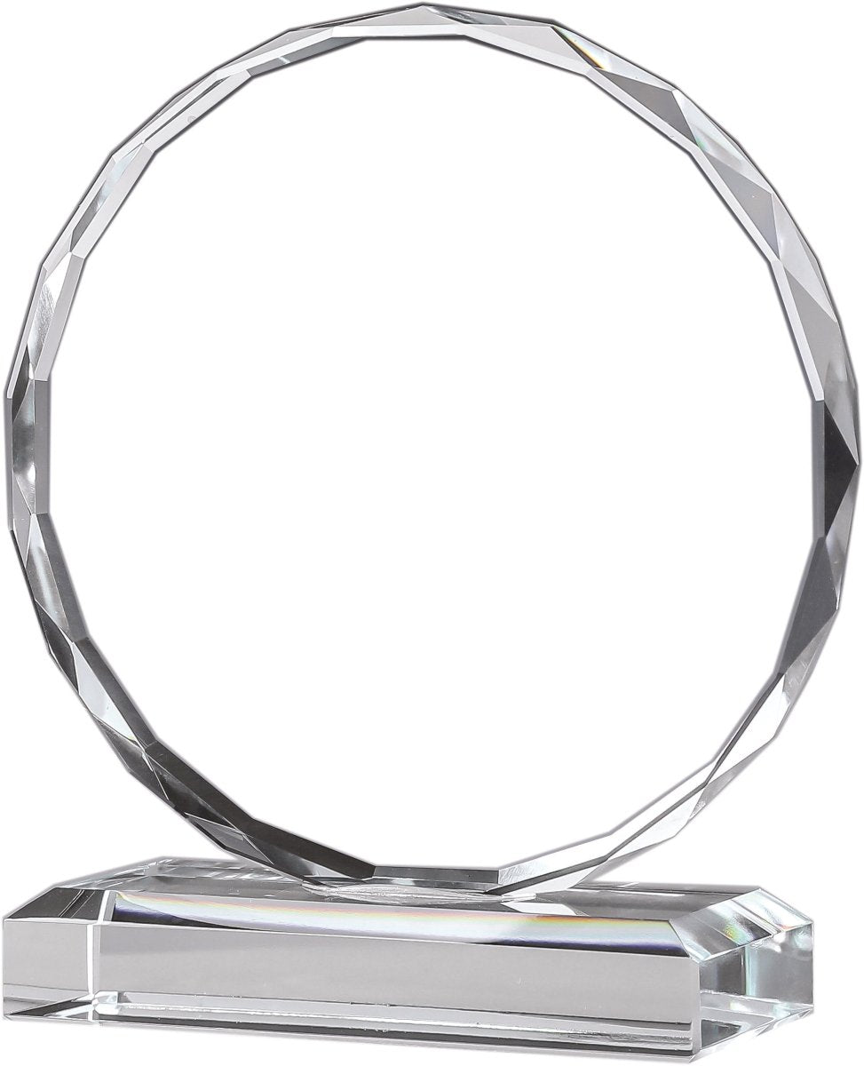 GEM Facet Circle Crystal Award - Schoppy&