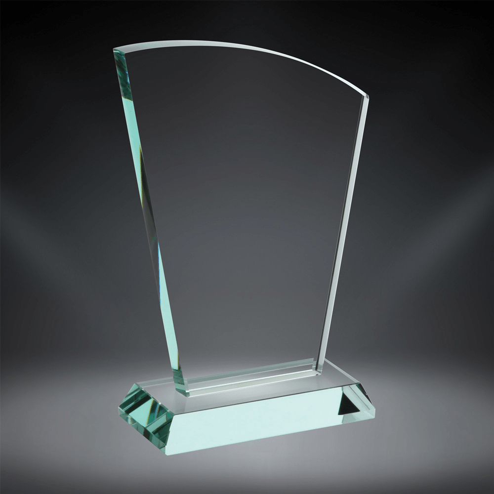 Glass Award Jade Sail - Schoppy's Since 1921