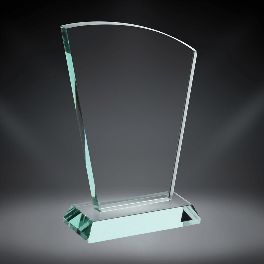 Glass Award Jade Sail - Schoppy's Since 1921