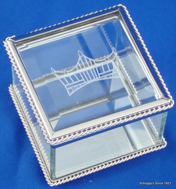 Glass Crown Logo Box - Schoppy's Since 1921