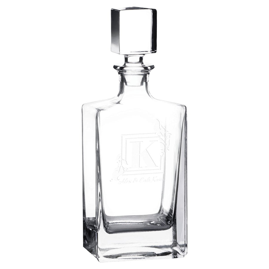 Glass Decanter Engraved - Schoppy's Since 1921