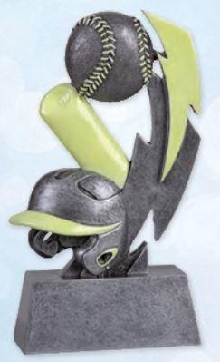 Glow In The Dark Baseball Resin Trophy - Schoppy's Since 1921