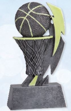 Glow In The Dark Basketball Resin Trophy - Schoppy's Since 1921