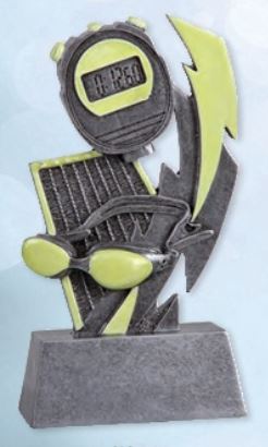 Glow In The Dark Swim Resin Trophy - Schoppy's Since 1921