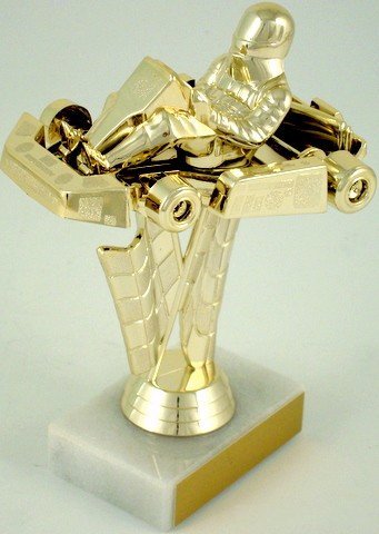 Go-Kart Trophy on Marble Base-Trophies-Schoppy's Since 1921