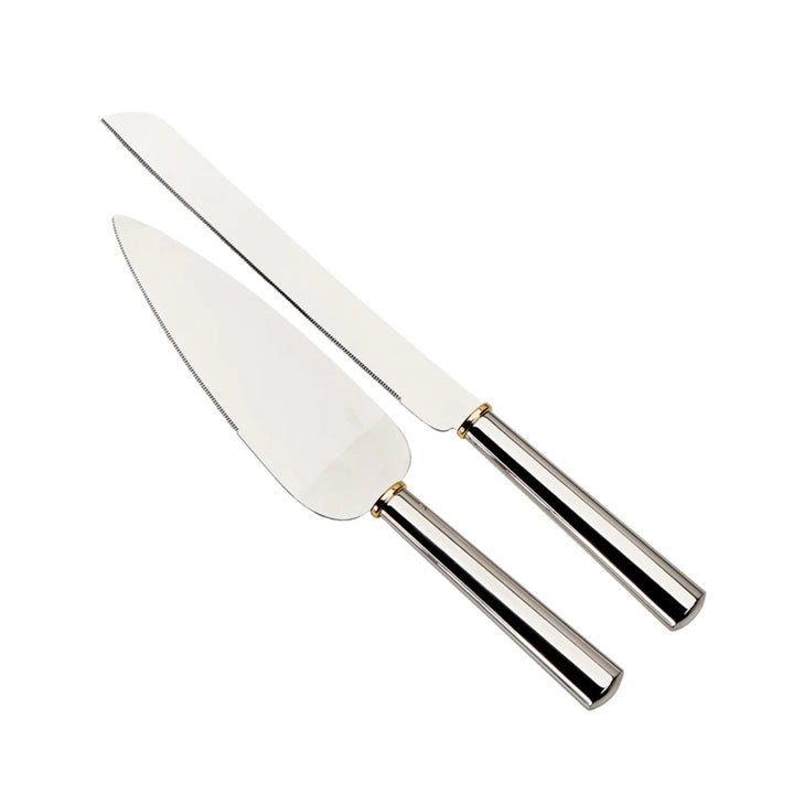 Gold Ring Cake Knife & Server Set - Schoppy's Since 1921