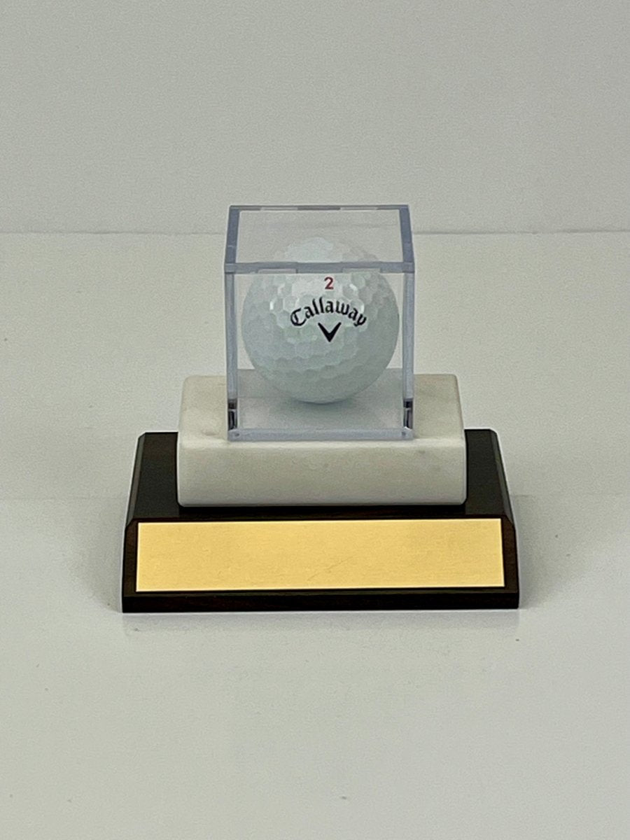 Golf Ball in Display Case Trophy - Schoppy&