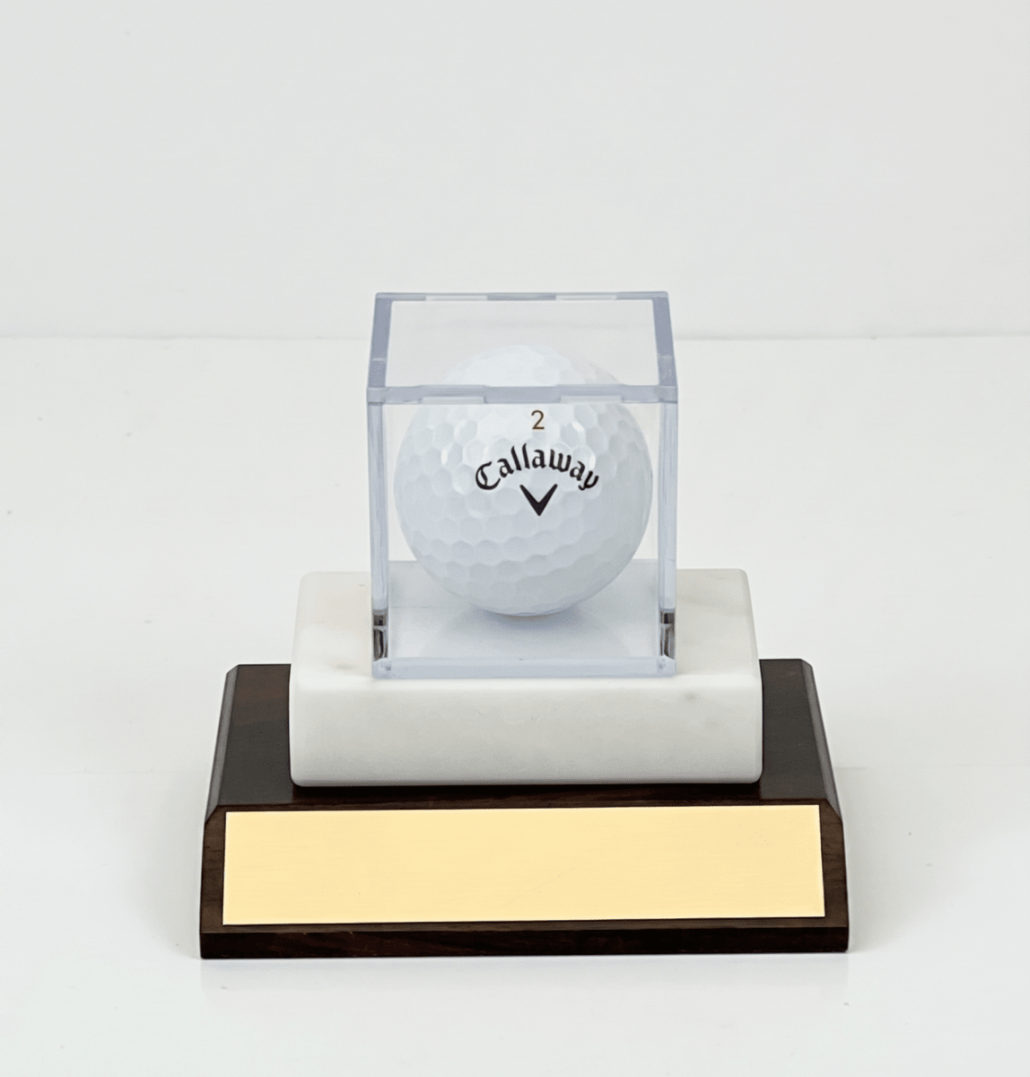 Golf Ball in Display Case Trophy - Schoppy's Since 1921
