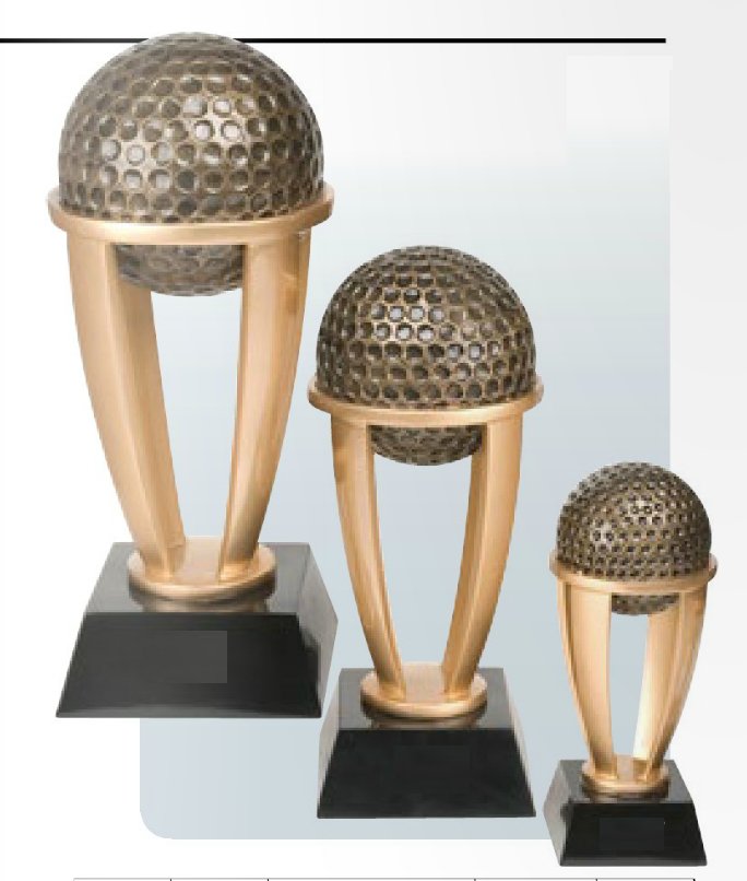 Golf Ball Resin Tower Trophy - Schoppy's Since 1921