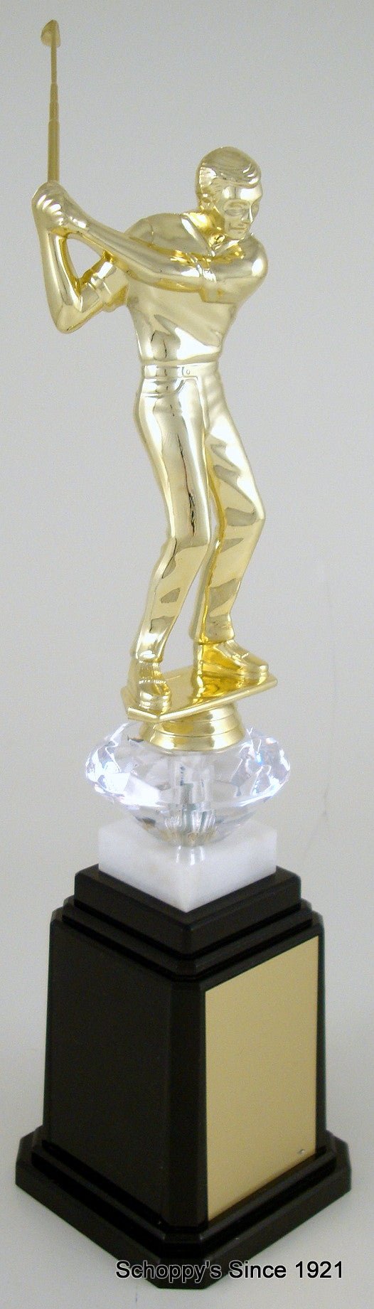 Golf Figure Tower Base Trophy-Trophy-Schoppy's Since 1921