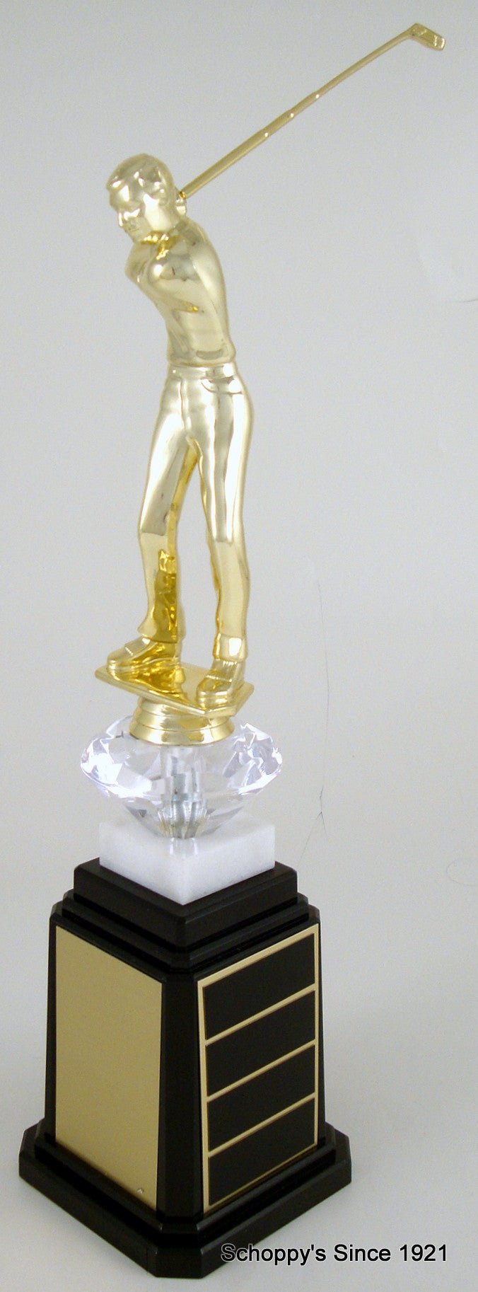 Golf Figure Tower Base Trophy-Trophy-Schoppy's Since 1921