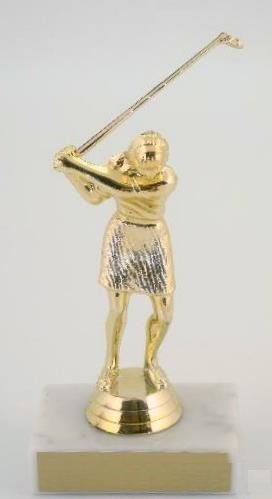 Golfer Trophy on Marble Base - Schoppy's Since 1921