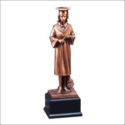 Graduate Electroplate Resin Sculpture - Schoppy's Since 1921