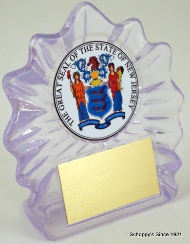 Great Seal of New Jersey Shell Trophy - Schoppy's Since 1921