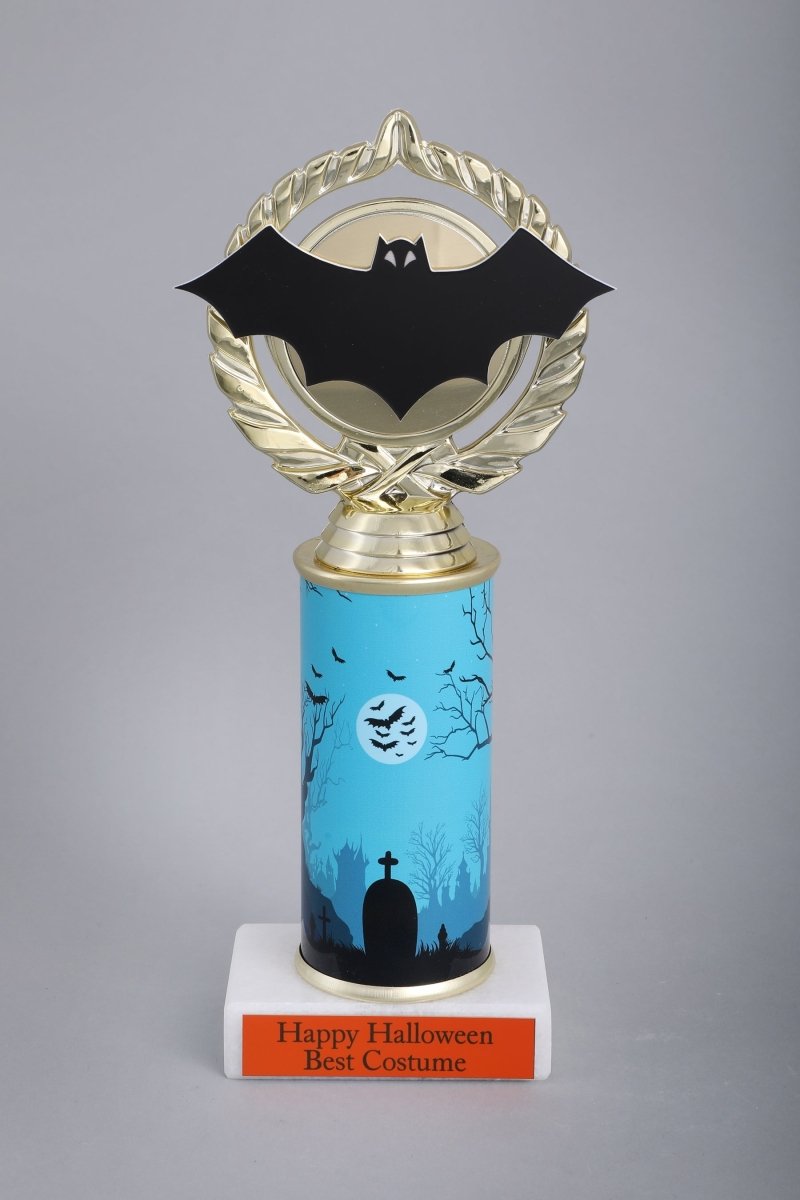 Halloween Bat Custom Column Trophy - Schoppy's Since 1921