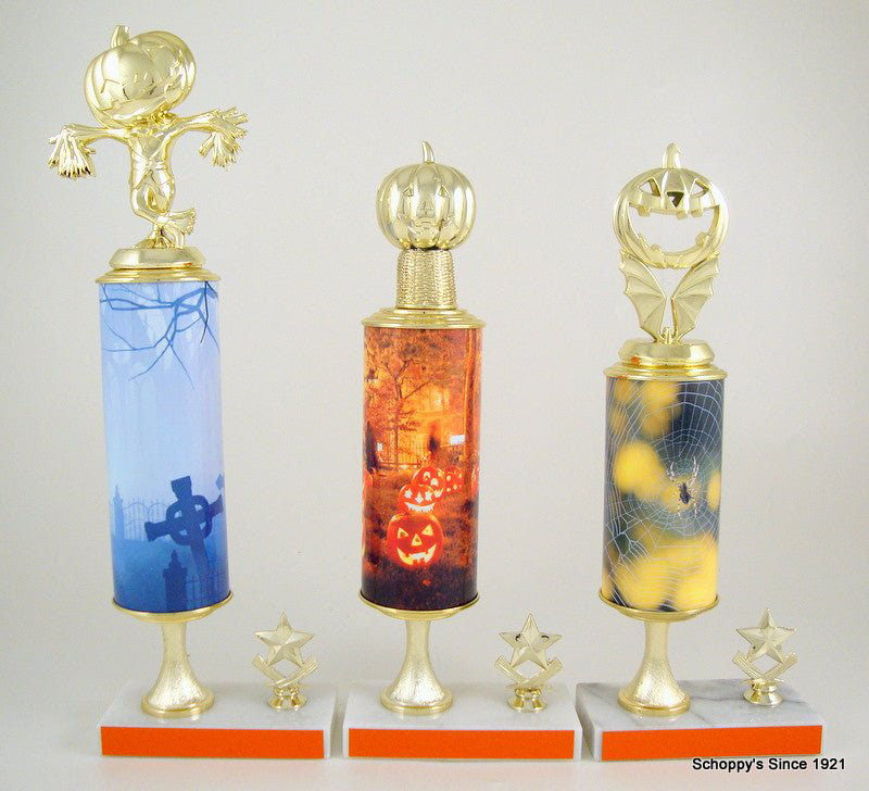 Halloween Big Scare Custom Roll Column Trophy