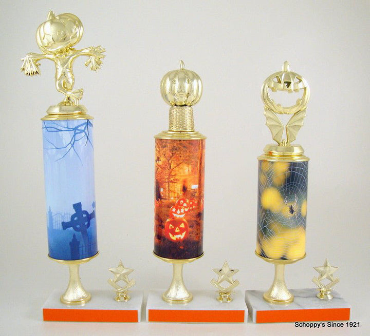 Halloween Big Scare Custom Roll Column Trophy