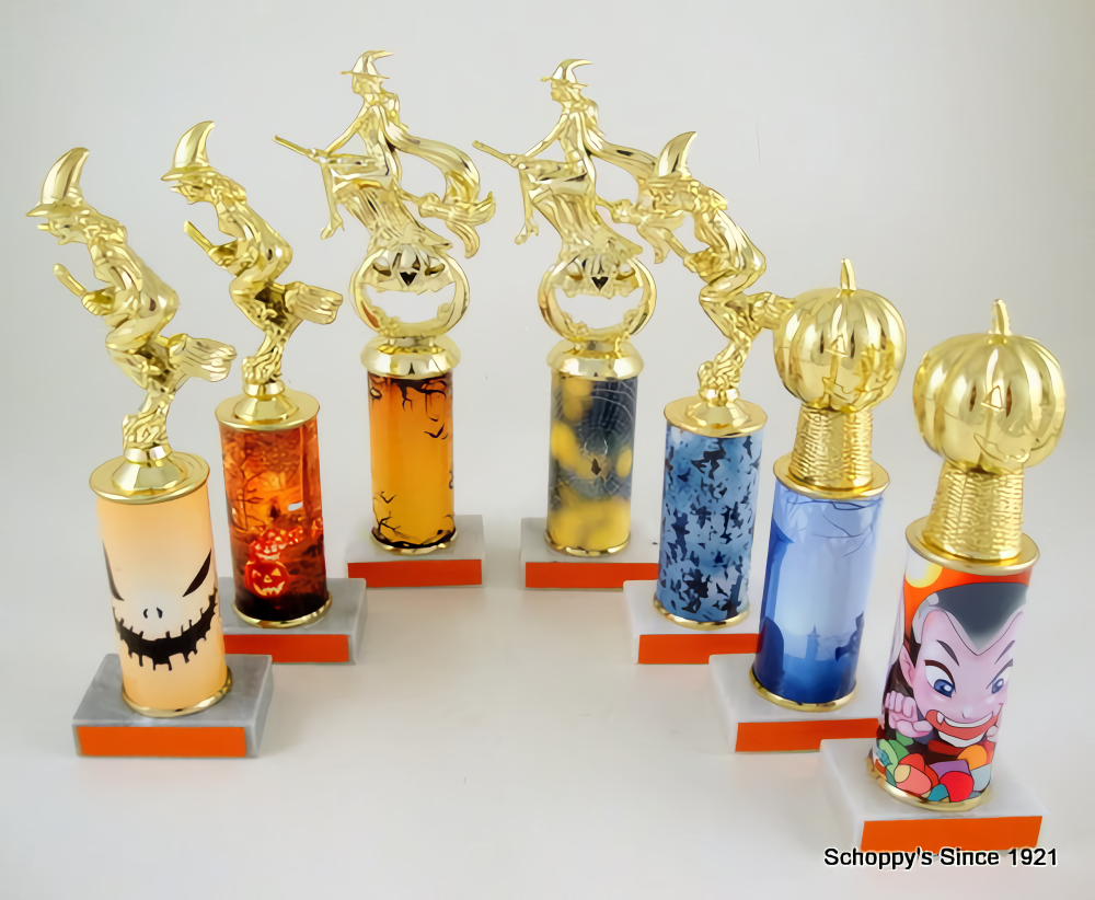 Halloween Custom Column Trophy