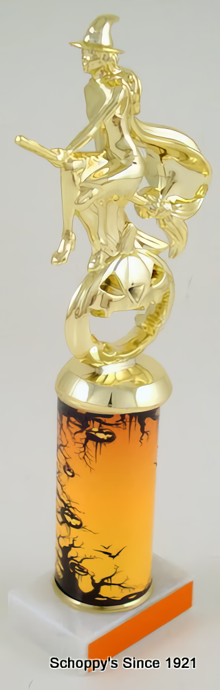 Halloween Custom Column Trophy