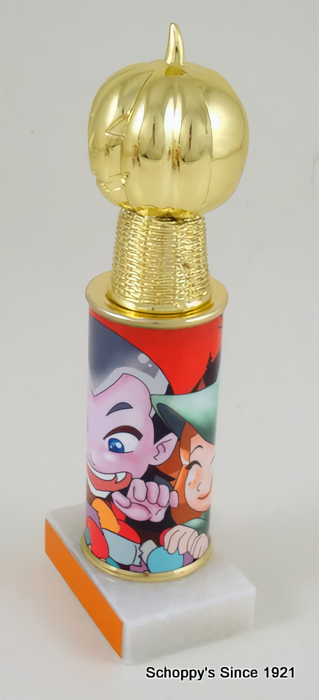 Halloween Custom Column Trophy