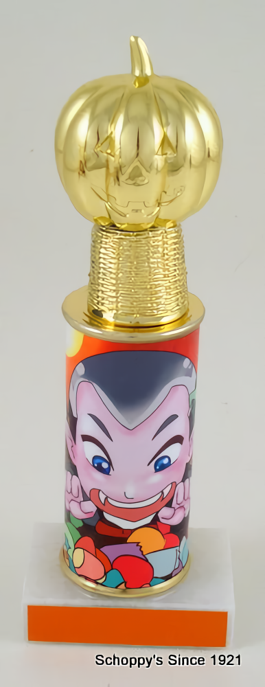 Halloween Custom Column Trophy