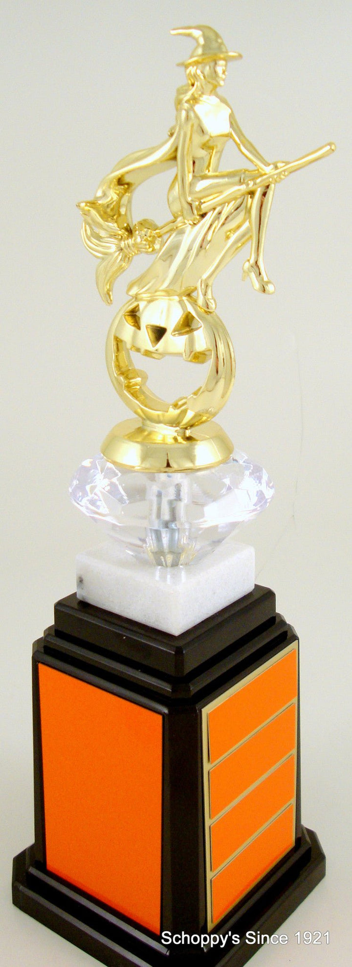 Halloween Trophy With Diamond Riser On Tower Base-Trophy-Schoppy's Since 1921