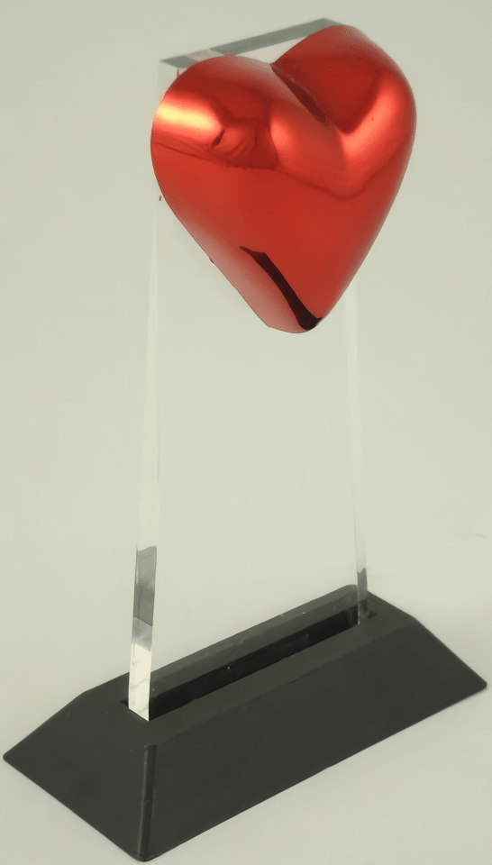 Heart Acrylic Award - Schoppy&