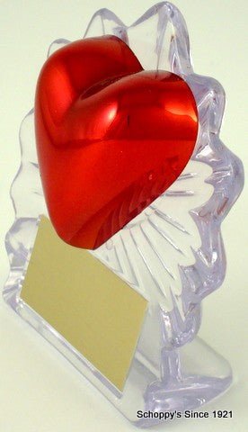 Heart on Flame Trophy - Schoppy's Since 1921