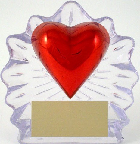 Heart on Flame Trophy - Schoppy's Since 1921