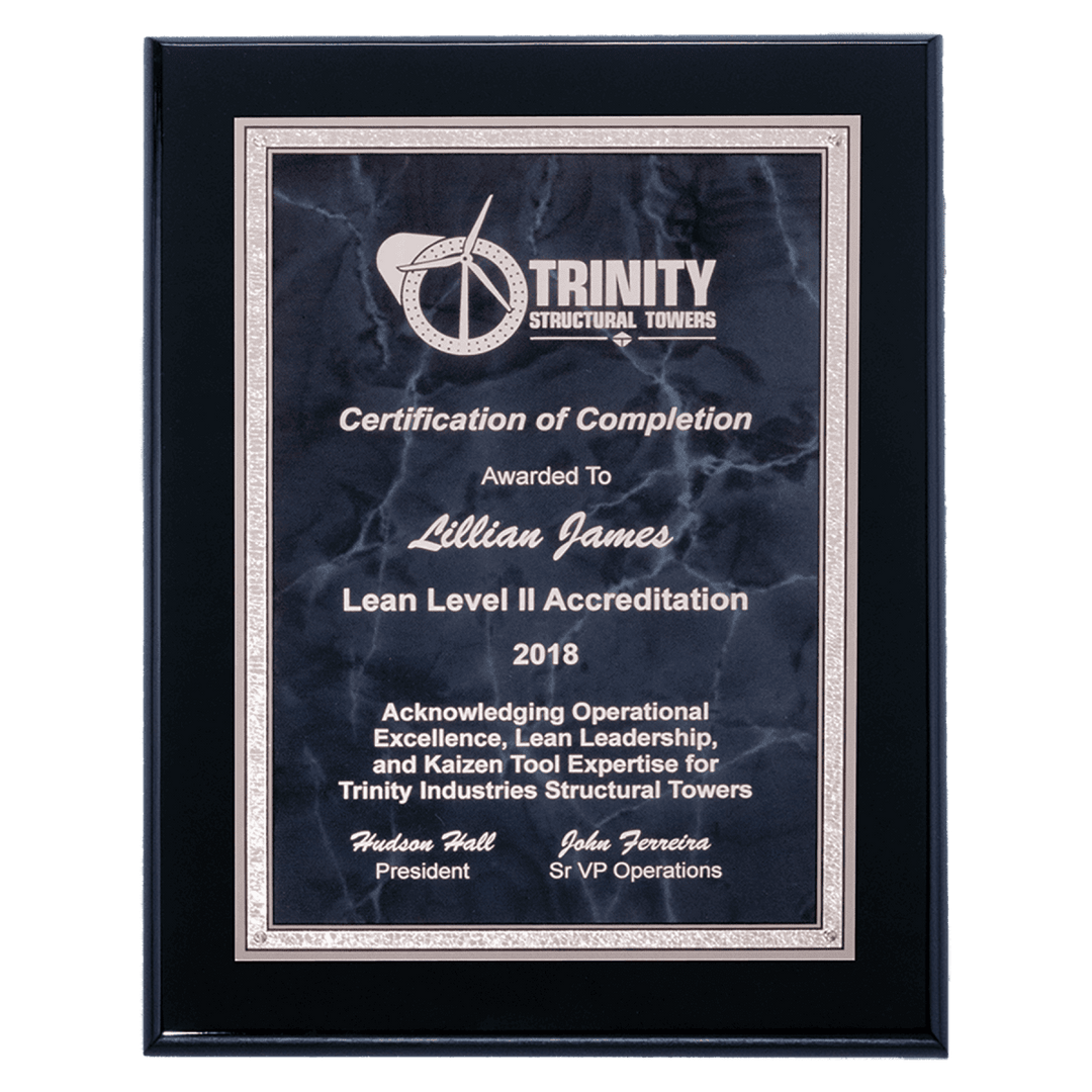 High Luster Florentine Border Plaque - Schoppy&