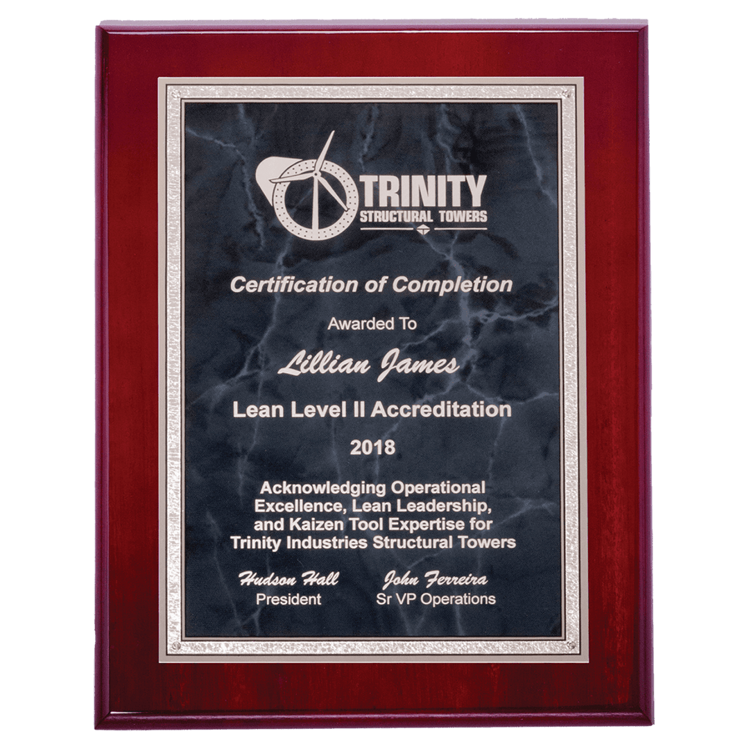 High Luster Florentine Border Plaque - Schoppy&