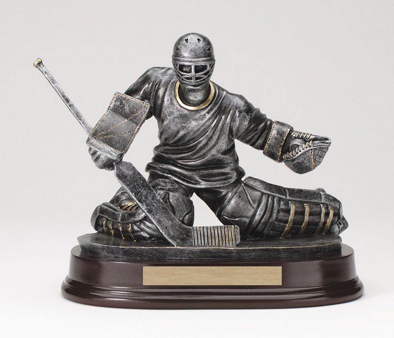 Hockey Butterfly Goalie Resin Trophy - Schoppy&
