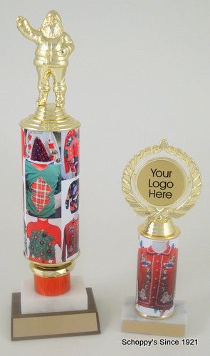 Holiday Ugly Sweater Logo Trophy-Trophies-Schoppy's Since 1921