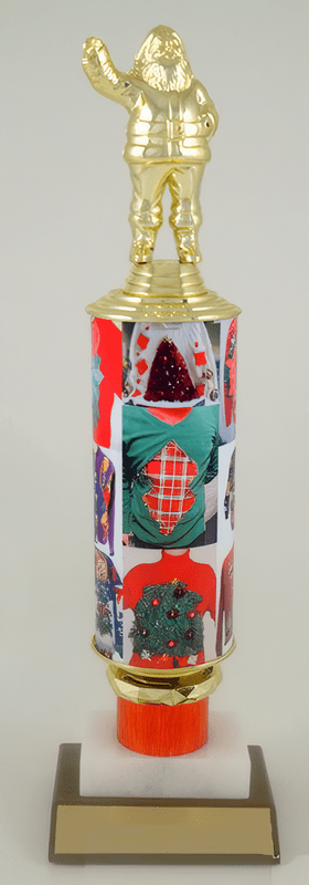 Holiday Ugly Sweater Spinner Trophy - Schoppy's Since 1921