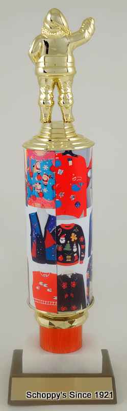 Holiday Ugly Sweater Spinner Trophy - Schoppy&