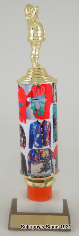 Holiday Ugly Sweater Spinner Trophy - Schoppy&
