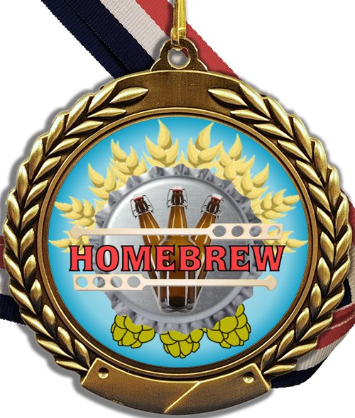 Homebrew Logo Medal - Schoppy's Since 1921