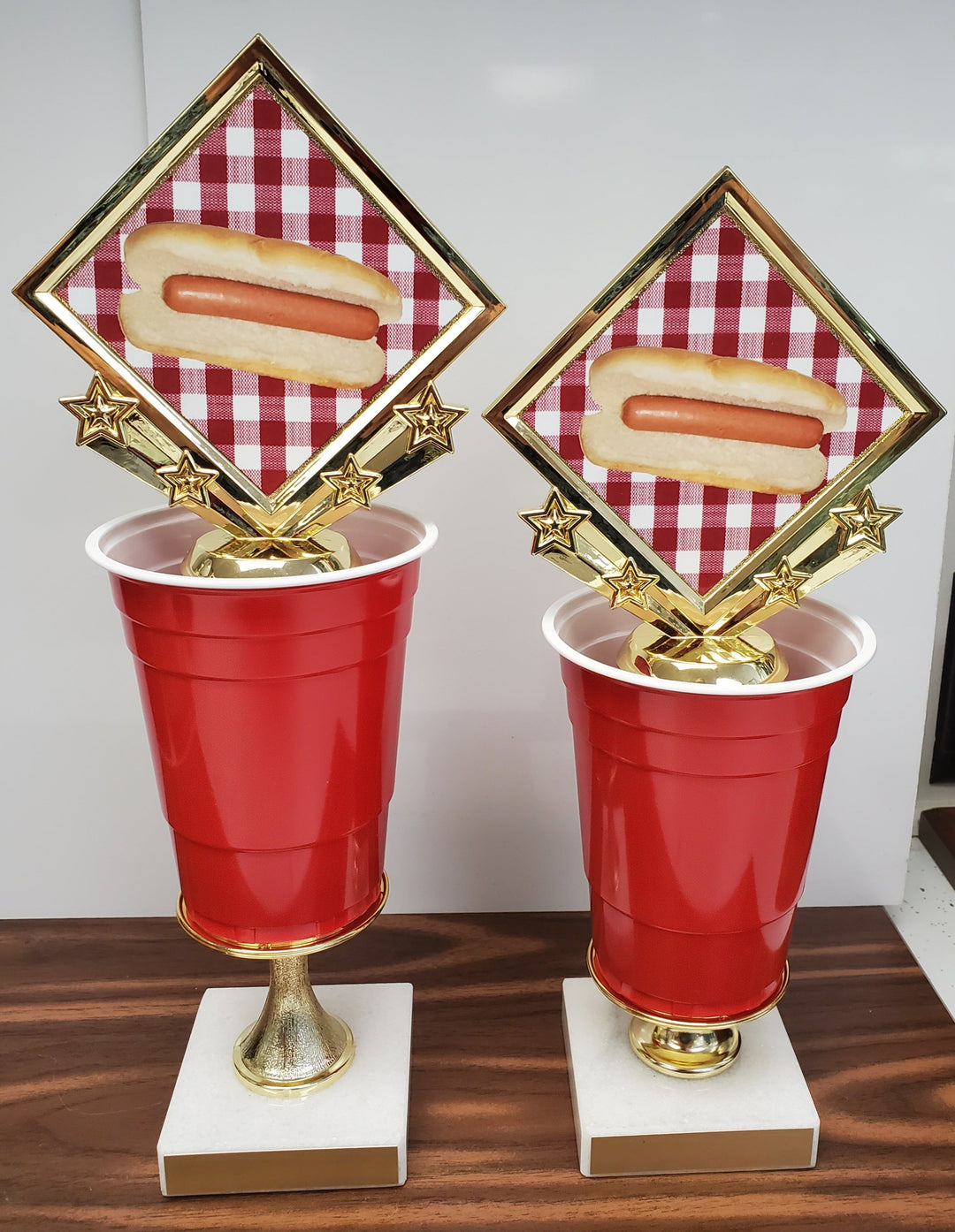 Hot Dog & a Beer Trophy, Size Large or Small-Trophy-Schoppy's Since 1921