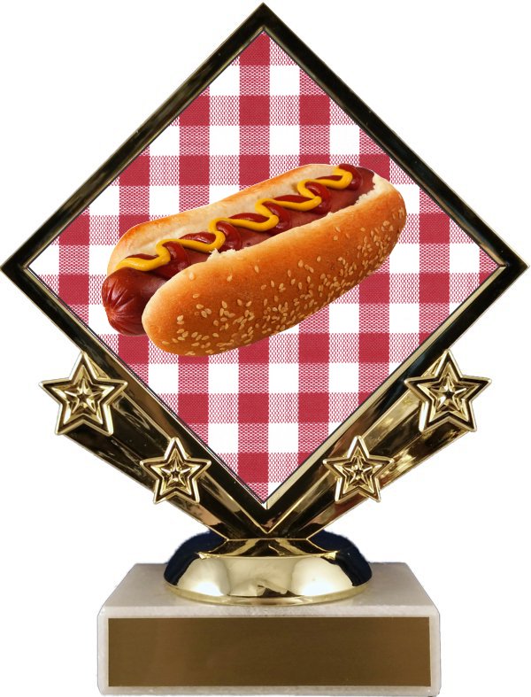 Hot Dog Diamond Trophy