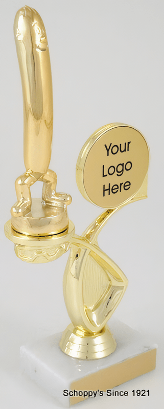 Hot Dog Offset Riser Logo Trophy - Schoppy&